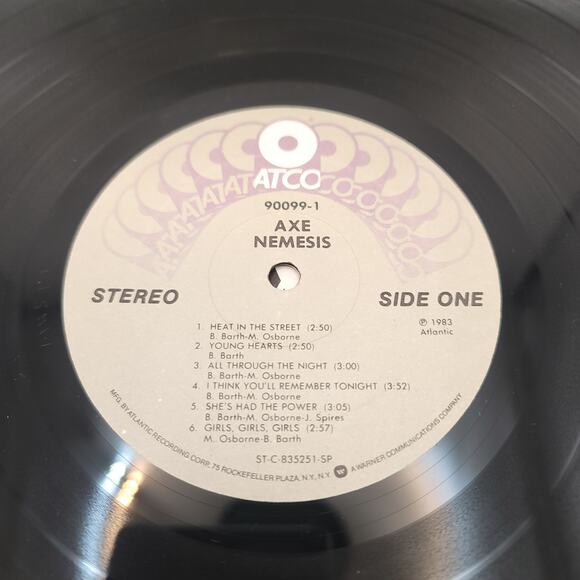 Axe Nemesis Vinyl Record 1983 - Picture 4 of 6